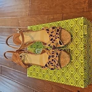 Natual/Tan Heeled Sandals